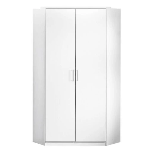 Armoire D'angle Click -Mobilier De Maison eckschrank clack alpinweiss anthrazit 1386572