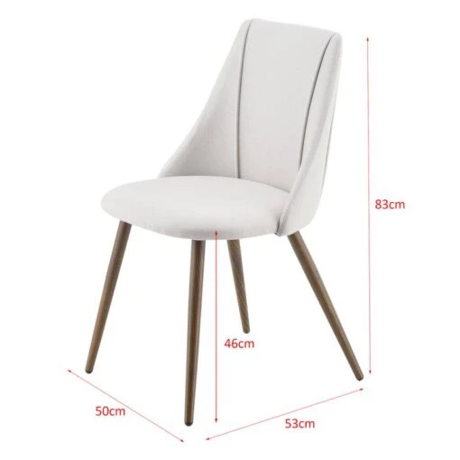 Lot De 2 Chaises Danzig Salle à Manger -Mobilier De Maison ed2f9621b6e54dd5b8a14b43194ade7e