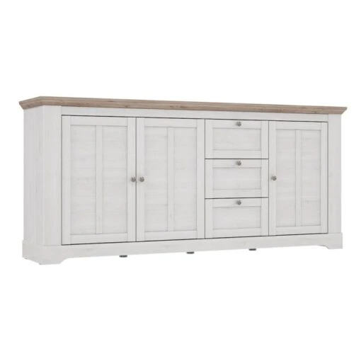 Buffet 204cm 3 Portes 3 Tiroirs - ANGELE -Mobilier De Maison ef4213c2a209496c80be9d592c23e3a1