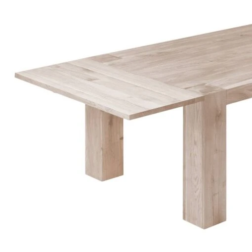 Table George -Mobilier De Maison esstisch george eiche massiv eiche hell 180 x 100 cm 3944140