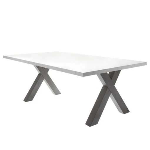 Table Leeton III -Mobilier De Maison esstisch leeton lll matt weiss 200 x 100 cm 4775516