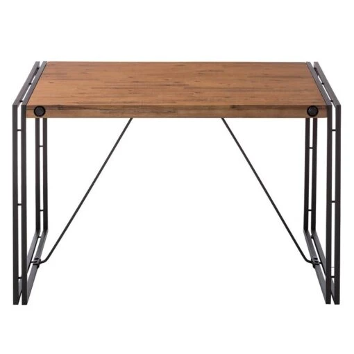 Table MANCHESTER -Mobilier De Maison esstisch manchester ii akazie massiv metall akazie anthrazit 120 x 80 cm 4873688