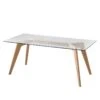 Table Napole -Mobilier De Maison esstisch napole glas eiche massiv 4759452