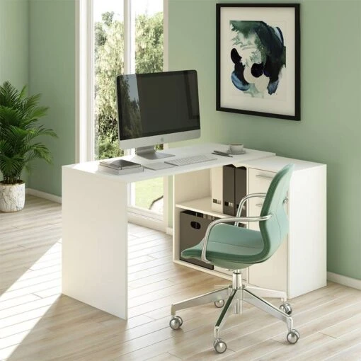 Bureau Robin Blanc -Mobilier De Maison f06eaf62ae5440c39a577a0e15875fcb