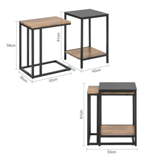 Lot De 2 Tables D'Appoint FBT99-F -Mobilier De Maison f1cd801426134c54b42ed2d9e216f799