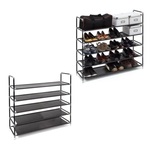 2x Étagères à Chaussures Range-souliers -Mobilier De Maison f3f696a6546c486a874e61b71747f85f