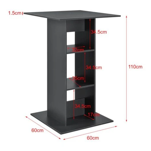 Table De Bar Visby 3 Étagères -Mobilier De Maison f78a61ba40394d37bccc672c29eac9fb