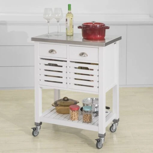 Chariot De Cuisine FKW83-W -Mobilier De Maison fe4429ec2ba5444a96be7795805a4fb3