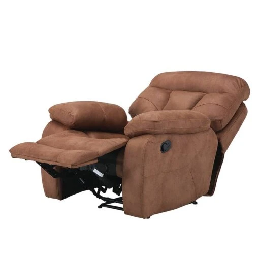 Fauteuil Relax Hankey -Mobilier De Maison fernsehsessel hankey mit relaxfunktion microfaser hellbraun 3861136