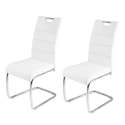 Chaise Cantilever La Paz -Mobilier De Maison freischwinger la paz 2er set weiss 4277900