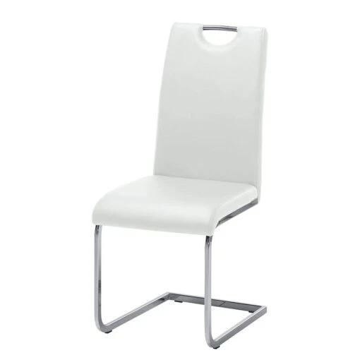 Chaise Cantilever Pasala -Mobilier De Maison freischwinger pasala 2er set kunstleder weiss 3995368