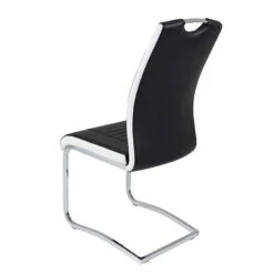 Chaise Cantilever Toummo -Mobilier De Maison freisschwinger truffaldino kunstleder 2er set schwarz weiss 868686