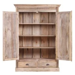 Armoire De Vestibule Cella -Mobilier De Maison garderobenschrank cella mango massiv 4294508