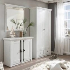 Armoire De Vestibule Geestland -Mobilier De Maison garderobenschrank geestland pinie weiss dekor 4486384