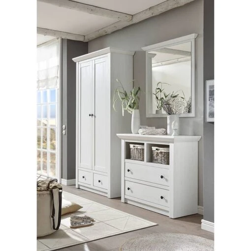 Armoire De Vestibule Geestland -Mobilier De Maison garderobenschrank geestland pinie weiss dekor 4486388