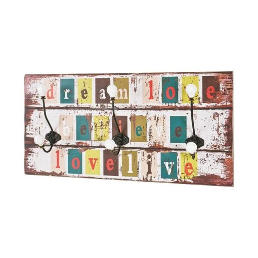 Porte-manteaux Mural Leiria Vintage -Mobilier De Maison haku 20140213 613194