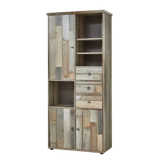 Armoire Tapara -Mobilier De Maison hochkommode tapara i braun grau 4383776