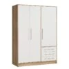 Armoire à Vêtements Torrent -Mobilier De Maison kleiderschrank torrent eiche sonoma weiss 1392327