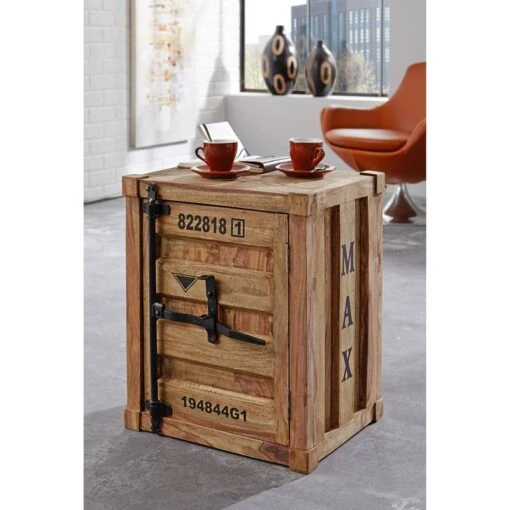 Commode Container II -Mobilier De Maison kommode shee sheesham massiv natur 1918682