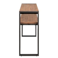 Console MANCHESTER -Mobilier De Maison konsole manchester akazie massiv metall 4873544