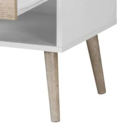 Table De Chevet Sunndal I -Mobilier De Maison nachtkommode sunndal i weiss eiche dekor 4845036