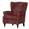 Fauteuil à Oreilles Ajana -Mobilier De Maison ohrensessel ajana strukturstoff rot 4697908