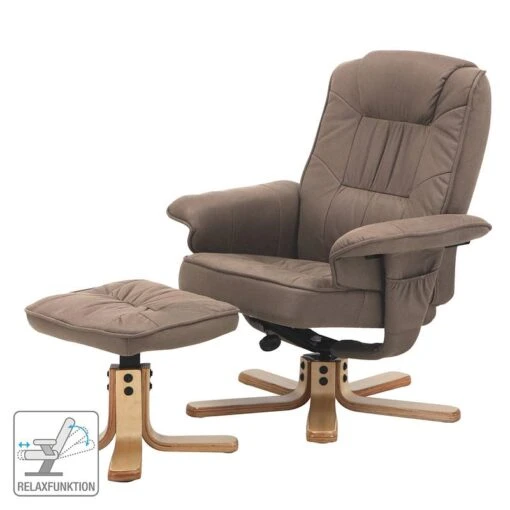 Fauteuil De Relaxation Canillo -Mobilier De Maison relaxsessel canillo i antiklederlook braun 5131180