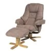 Fauteuil De Relaxation Bordeaux -Mobilier De Maison relaxsessel lacanau mit hocker microfaser braun 446443