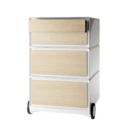 Caisson à Roulettes EasyBox II -Mobilier De Maison rollcontainer easybox ii weiss beige 1595674