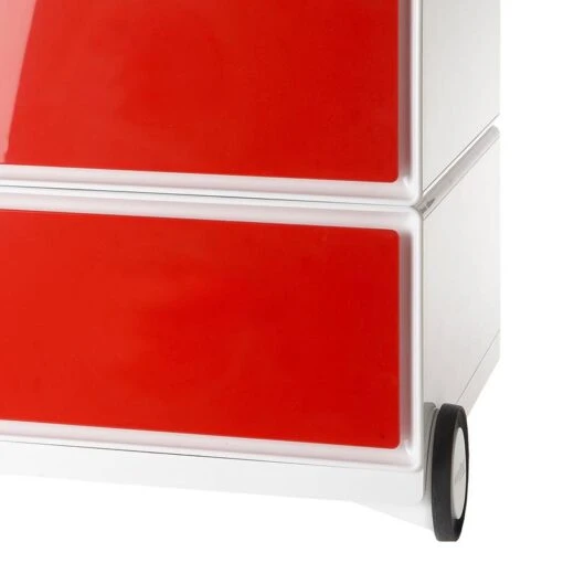 Caisson à Roulettes EasyBox II -Mobilier De Maison rollcontainer easybox ii weiss rot 1595686