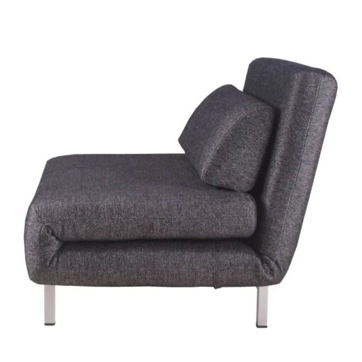 Fauteuil Convertible Copperfield Tissu -Mobilier De Maison schlafsessel copperfield webstoff stoff parsa grau schwarz 3943352