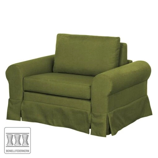 Fauteuil-lit Latina Country Avec Housse -Mobilier De Maison schlafsessel couvin webstoff avocado 4104640