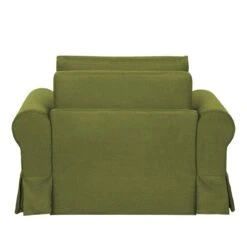 Fauteuil-lit Latina Country Avec Housse -Mobilier De Maison schlafsessel couvin webstoff avocado 4104652