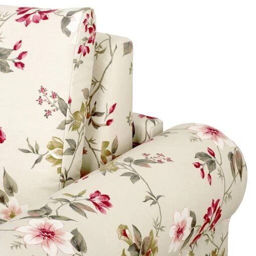 Fauteuil-lit Latina Country Avec Housse -Mobilier De Maison schlafsessel latina v flachgewebe gebluemt creme 4132856