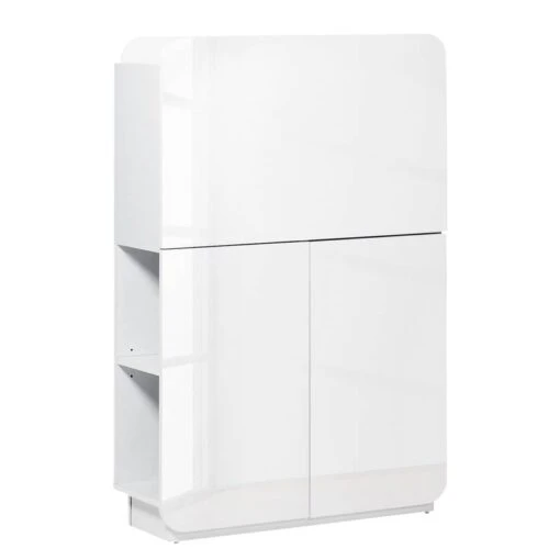 Secrétaire CU Culture MC -Mobilier De Maison schreibtisch cu culture mc hochglanz weiss weiss 4902324