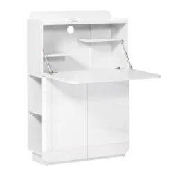 Secrétaire CU Culture MC -Mobilier De Maison schreibtisch cu culture mc hochglanz weiss weiss 4902328