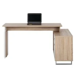 Bureau Maxim -Mobilier De Maison schreibtisch maxim sonoma eiche dekor weiss 494743