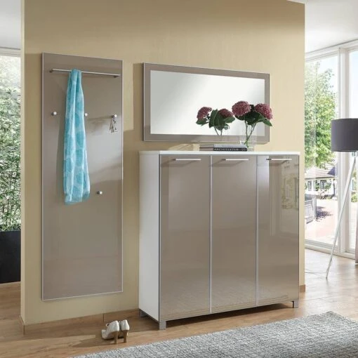 Panneau Porte-manteaux Alavere I -Mobilier De Maison schuhkommode alavere iii taupe weiss 3757000