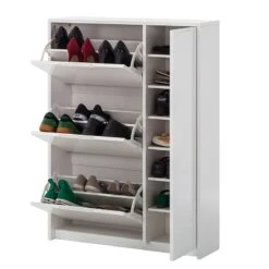 Meuble à Chaussures Glaze -Mobilier De Maison schuhkommode glaze hochglanz weiss 368271