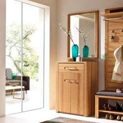 Armoire à Chaussures NatureStar -Mobilier De Maison schuhschrank naturestar kernbuche teilmassiv 1428569