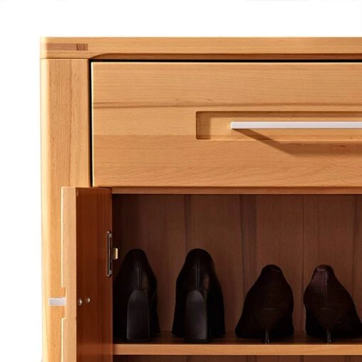 Armoire à Chaussures NatureStar -Mobilier De Maison schuhschrank naturestar kernbuche teilmassiv 1428574