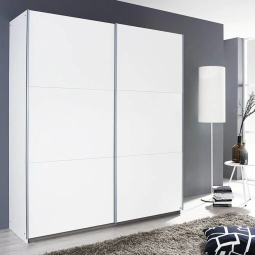 Armoire à Portes Coulissantes Nelas -Mobilier De Maison schwebetuerenschrank nelas alpinweiss 2018678