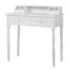 Secrétaire Vermont 2 Tiroirs -Mobilier De Maison sekretaer vermont antikweiss mit 2 schubladen 4264332