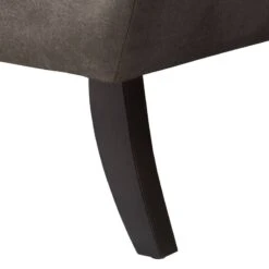 Fauteuil à Oreilles Miscol -Mobilier De Maison sessel miscol antiklederlook mit hocker braungrau 4886412