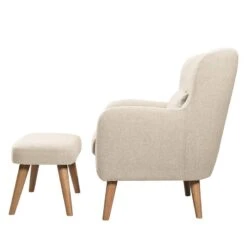 Fauteuil Ribolt -Mobilier De Maison sessel ribolt mit hocker webstoff sahara 5214332