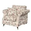 Fauteuil Rosehearty -Mobilier De Maison sessel rosehearty webstoff creme rose 4191072