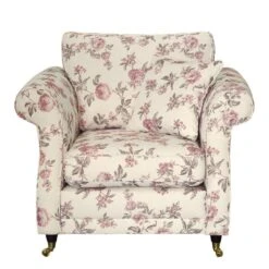 Fauteuil Rosehearty -Mobilier De Maison sessel rosehearty webstoff creme rose 4191076