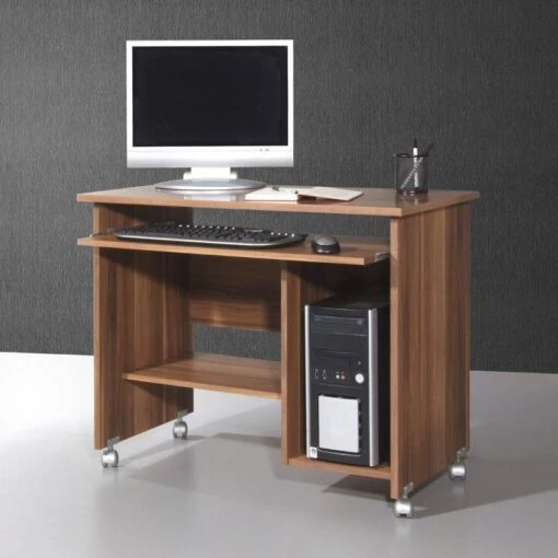 Bureau D'ordinateur Tirana -Mobilier De Maison top square tirana computertisch walnuss m ge ati tir wal 1