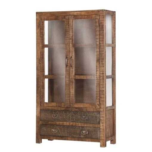 Vitrine Pintage II -Mobilier De Maison vitrine pintage ii mango massiv gebeizt lackiert 259747