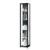 Vitrine Winnipeg I -Mobilier De Maison vitrine winnipeg i mit led beleuchtung klarglas schwarz 253884